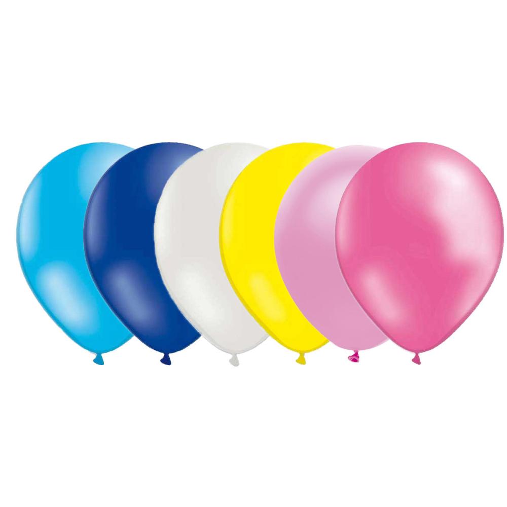 Latexballonger Metallic Mix 100-pack