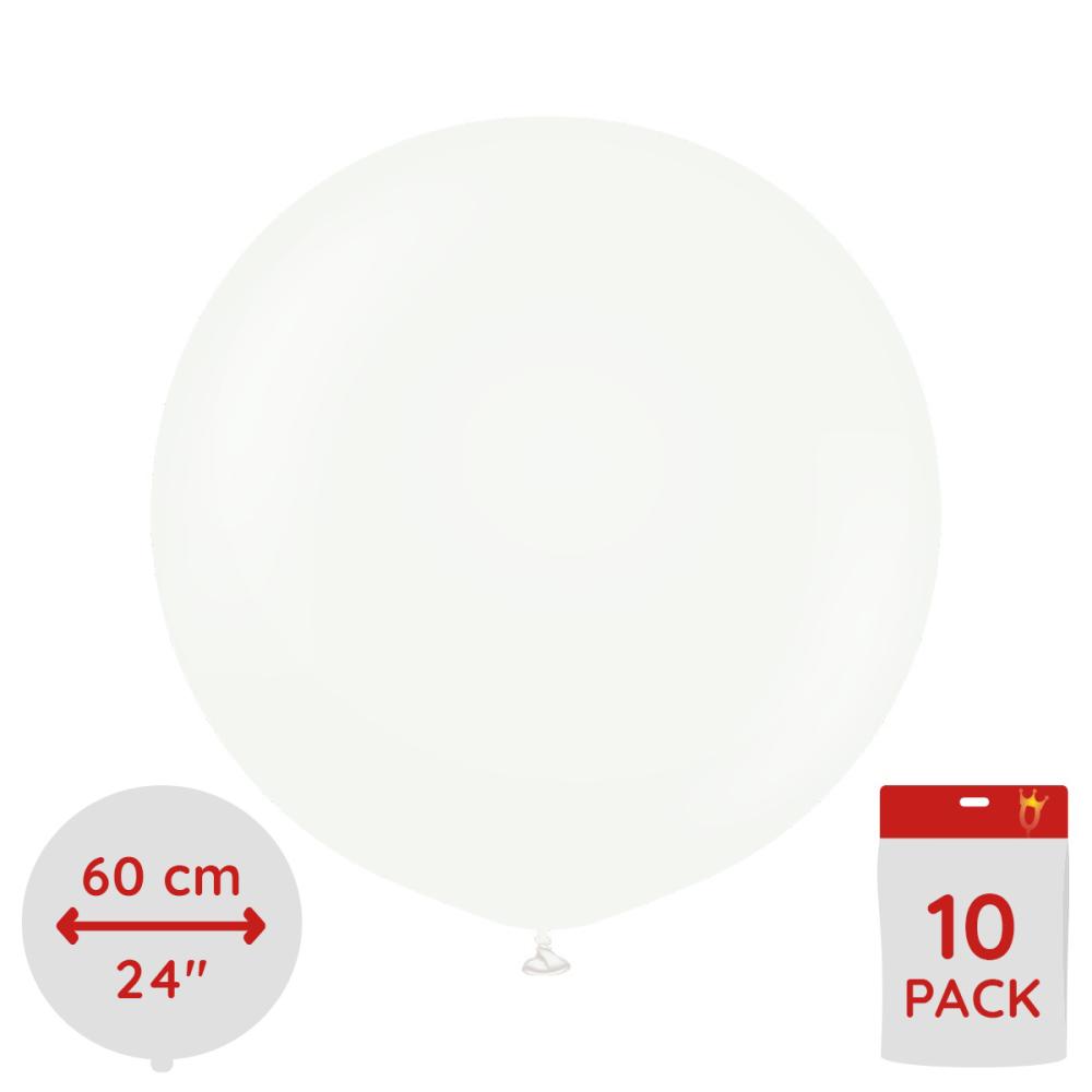Latexballoons - White 60 cm 10-pack