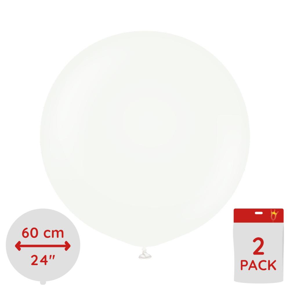 Latexballoons - White 60 cm 2-pack
