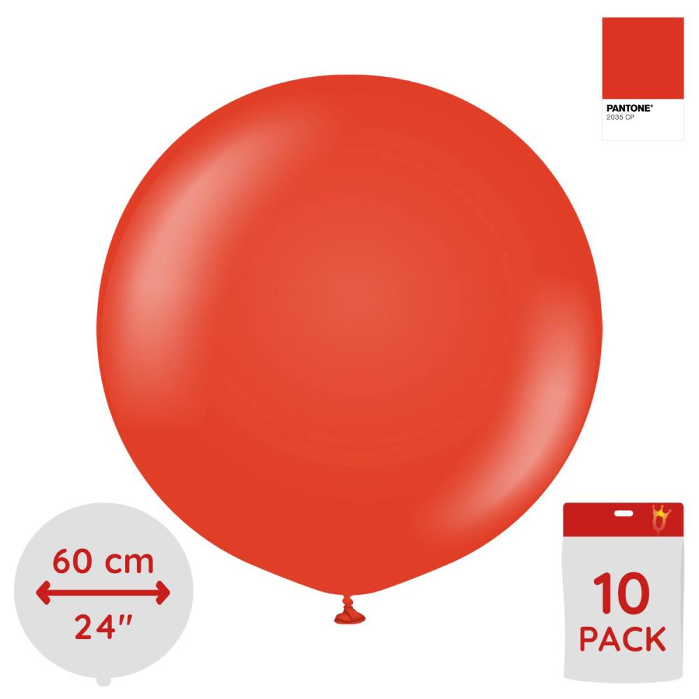 Latexballoons - Red 60 cm 10-pack