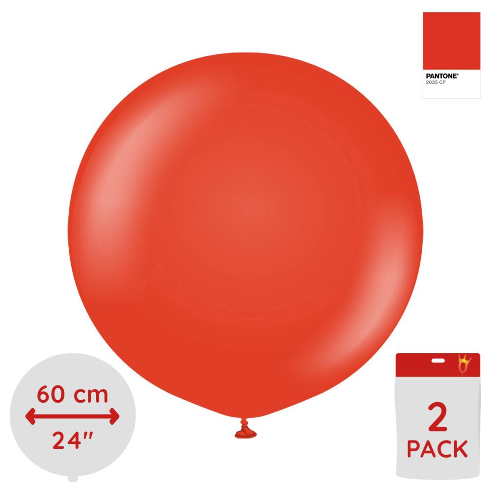 Latexballoons - Red 60 cm 2-pack