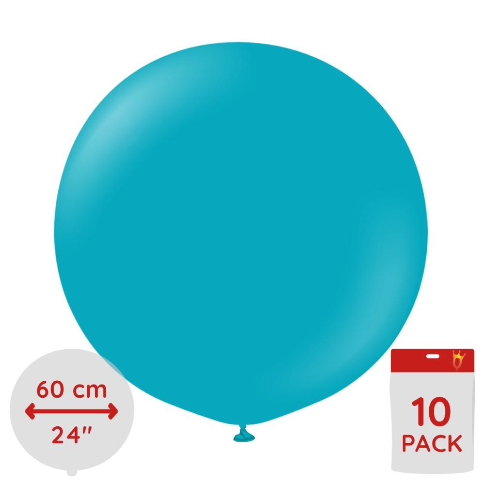 Latexballoons - Turquoise 60 cm 10-pack