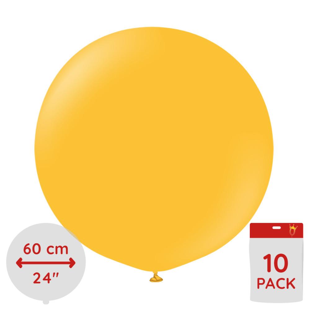 Latexballoons - Amber 60 cm 10-pack