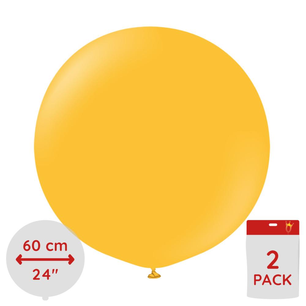 Latexballoons - Amber 60 cm 2-pack