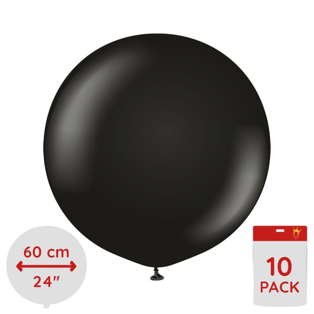 Latexballoons - Black 60 cm 10-pack