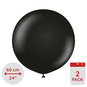 Latexballoons - Black 60 cm 2-pack