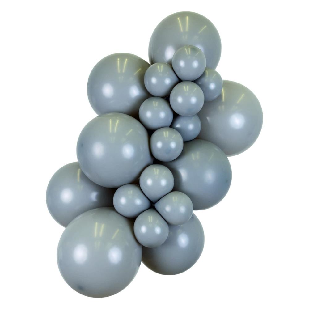 Latexballoons - Grey 60 cm 10-pack