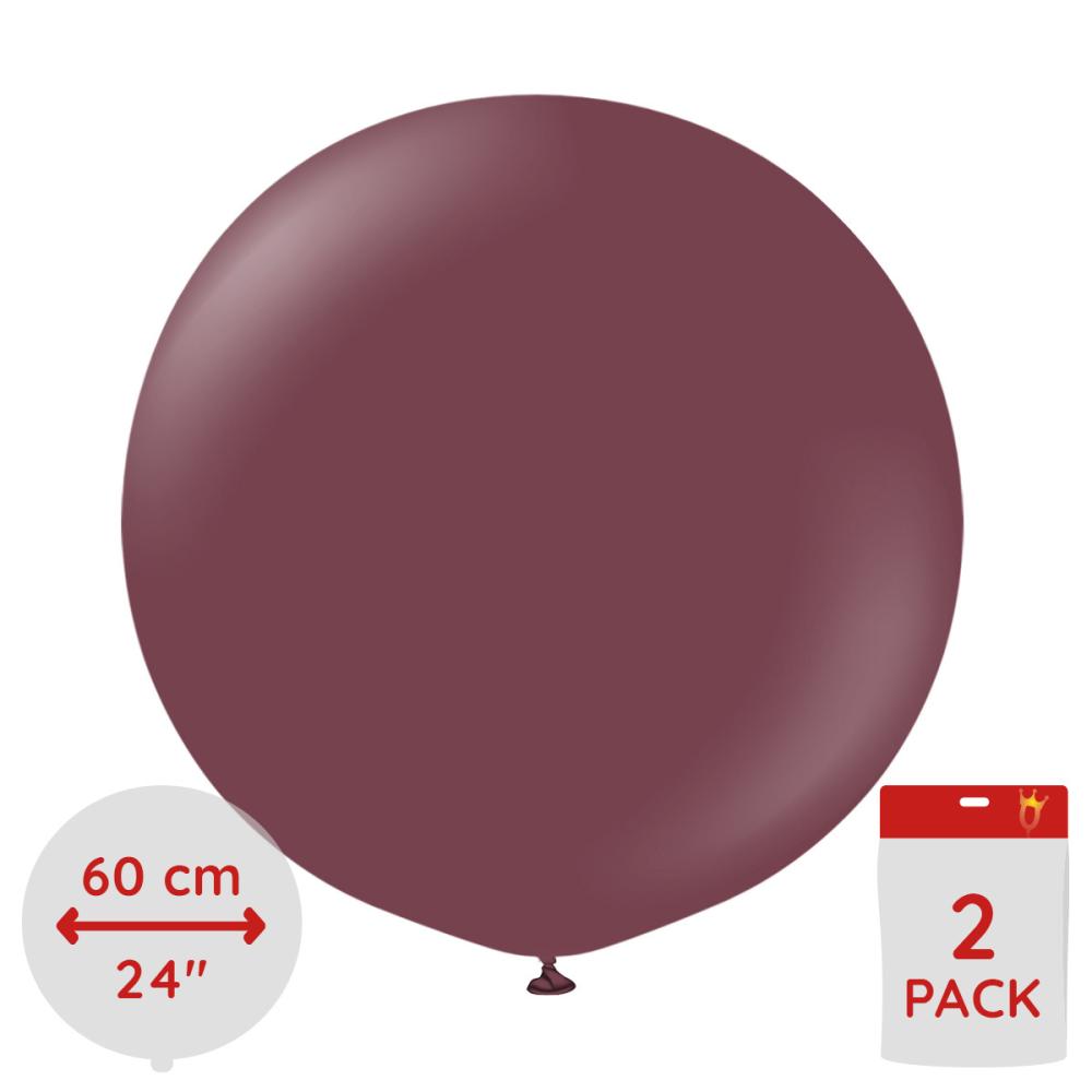Latexballoons - Burgundy 60 cm 2-pack