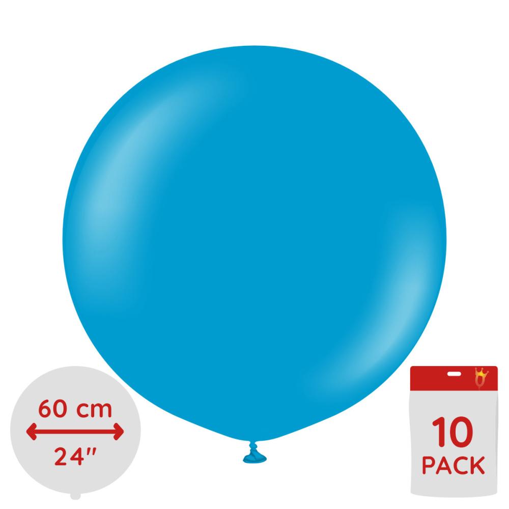 Latexballoons - Caribbean Blue 60 cm 10-pack