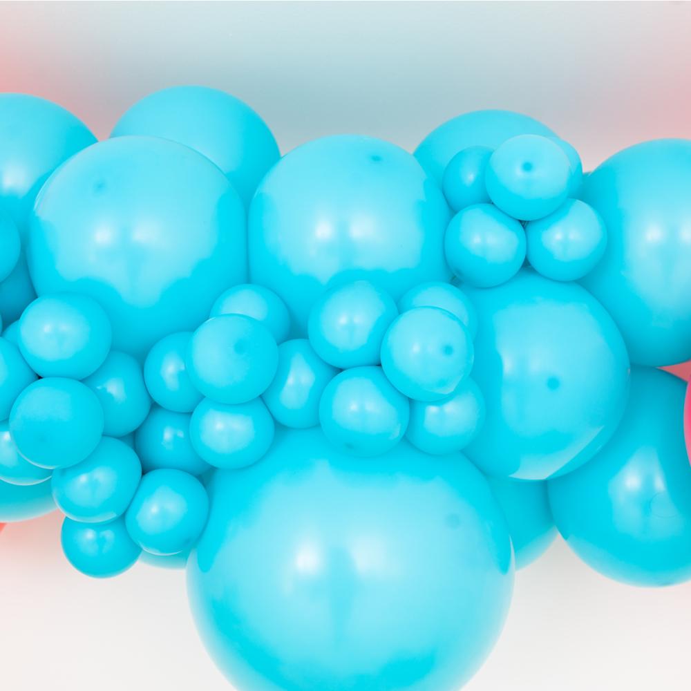 Latexballoons - Aqua 60 cm 2-pack