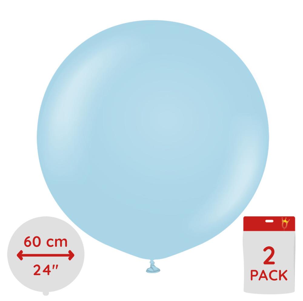 Latexballoons - Macaron Blue 60 cm 2-pack