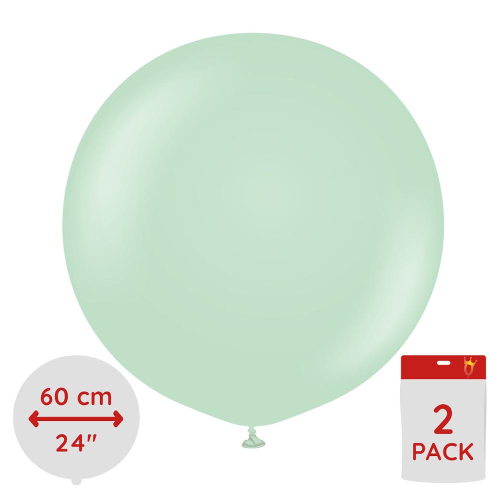 Latexballoons - Macaron Green 60 cm 2-pack