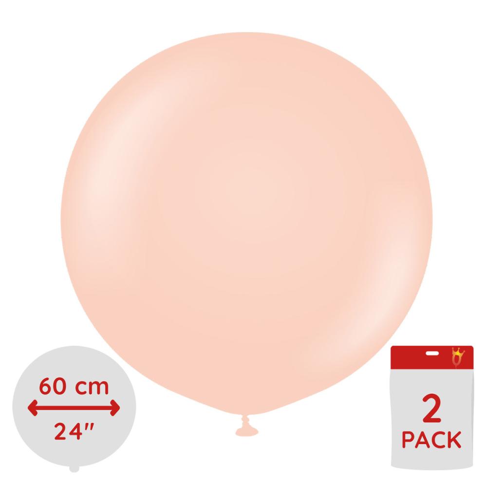 Latexballoons - Macaron Salmon 60 cm 2-pack