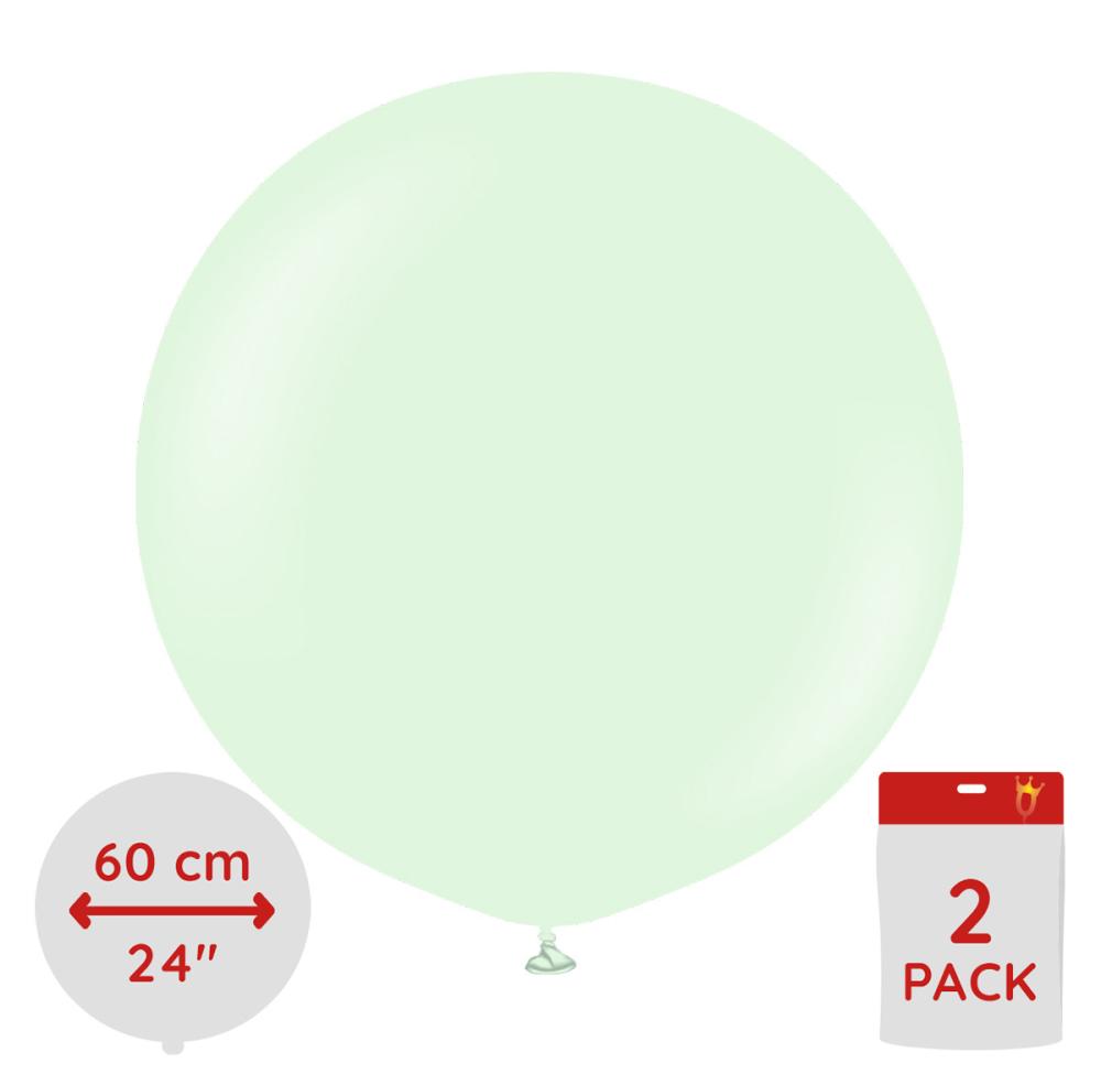 Latexballoons - Pale Green 60 cm 2-pack
