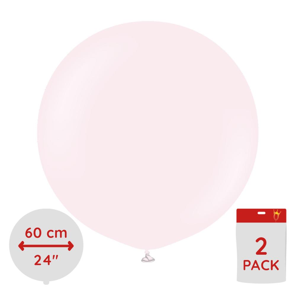 Latexballoons - Pale Pink 60 cm 2-pack