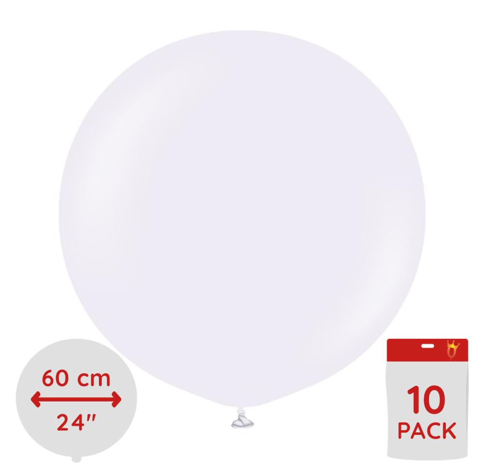Latexballoons - Pale Lilac 60 cm 10-pack