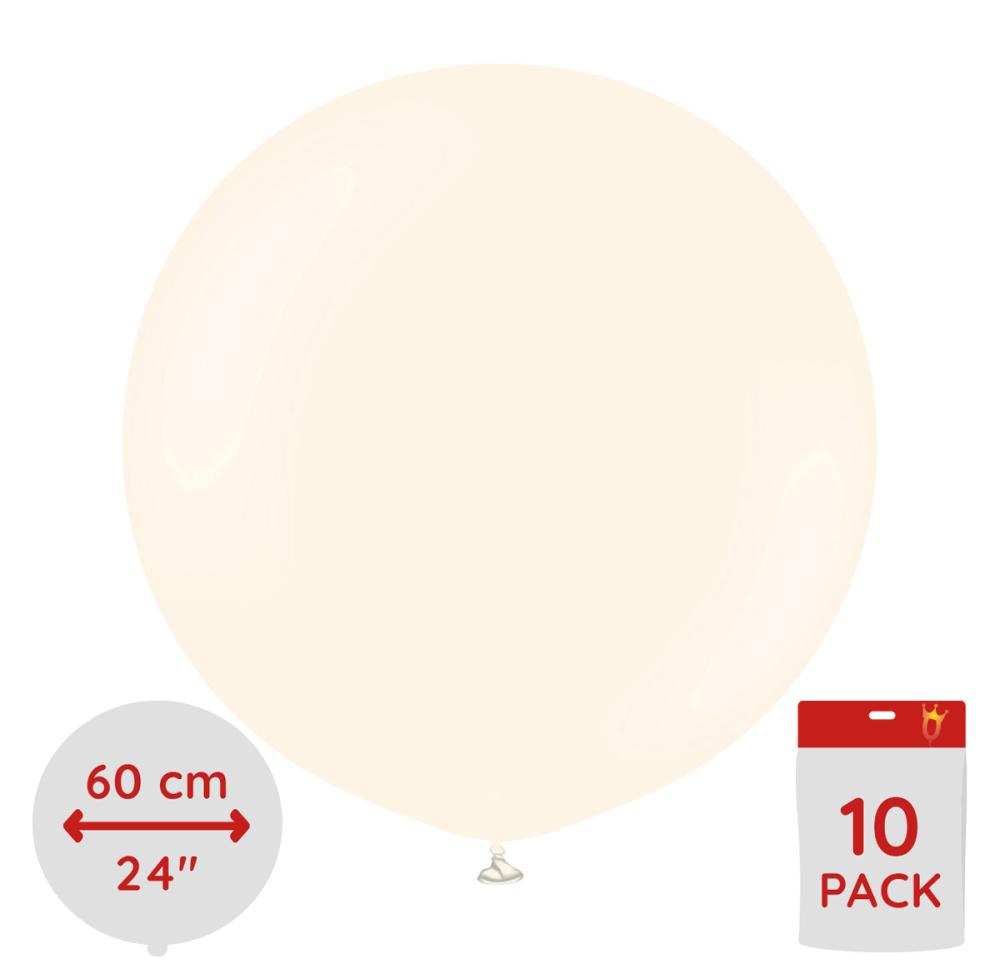 Latexballoons - Pale Salmon 60 cm 10-pack
