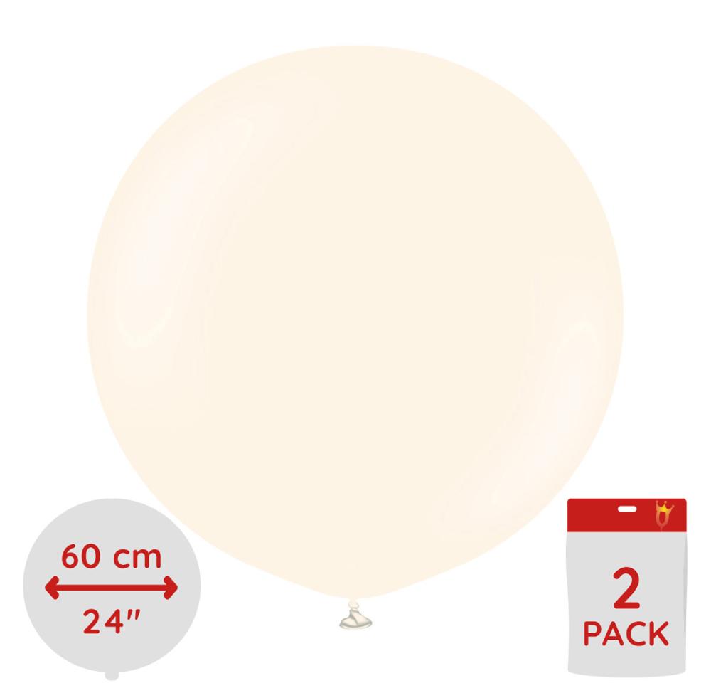 Latexballoons - Pale Salmon 60 cm 2-pack