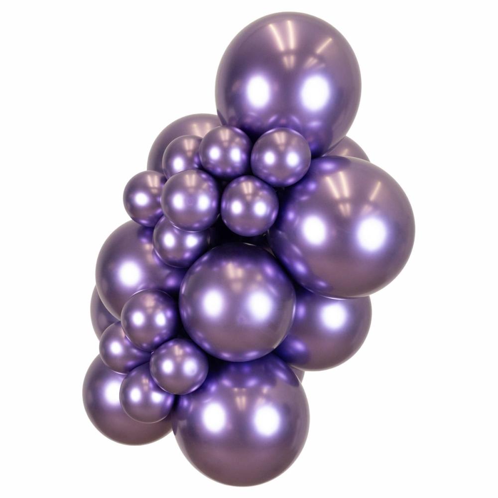 Latexballoons - Purple Chrome 60 cm 2-pack