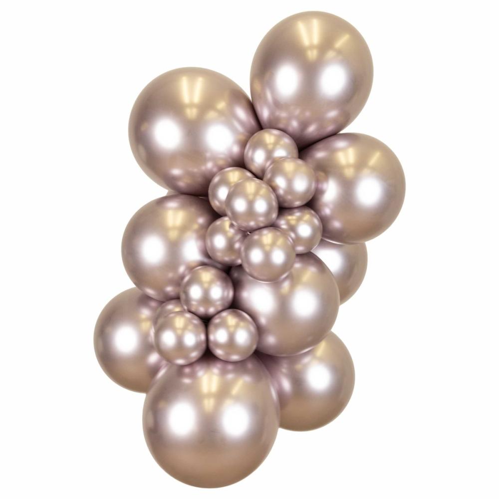 Latexballoons - Pink Gold Chrome 60 cm 10-pack