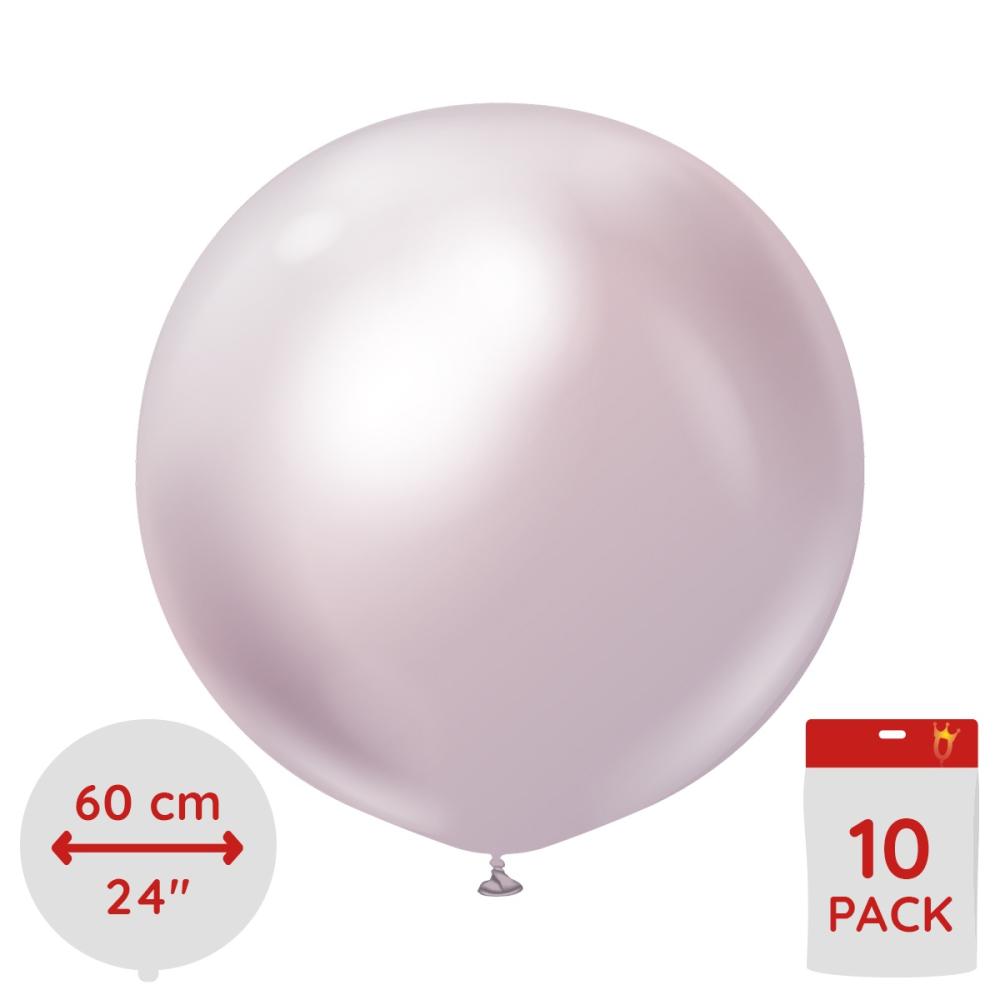 Latexballoons - Pink Gold Chrome 60 cm 10-pack