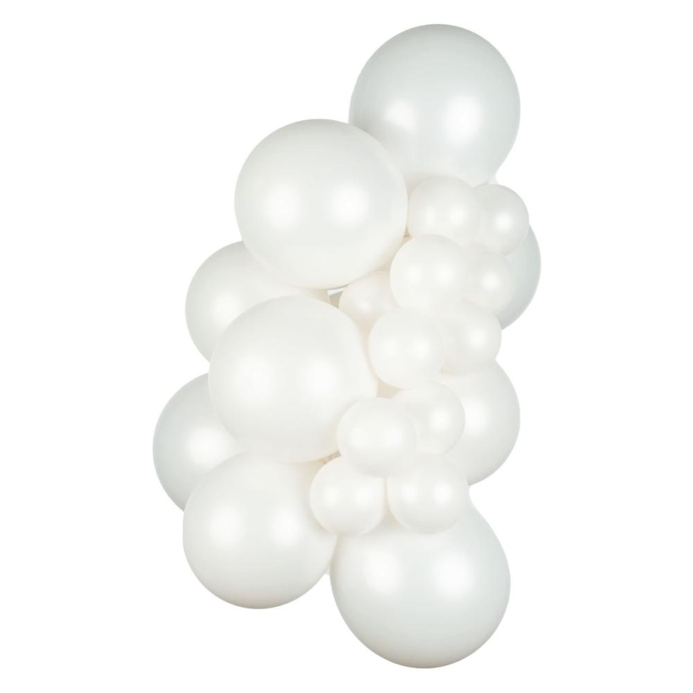 Latexballoons - Opaque Satin Snow White 60 cm 2-pack