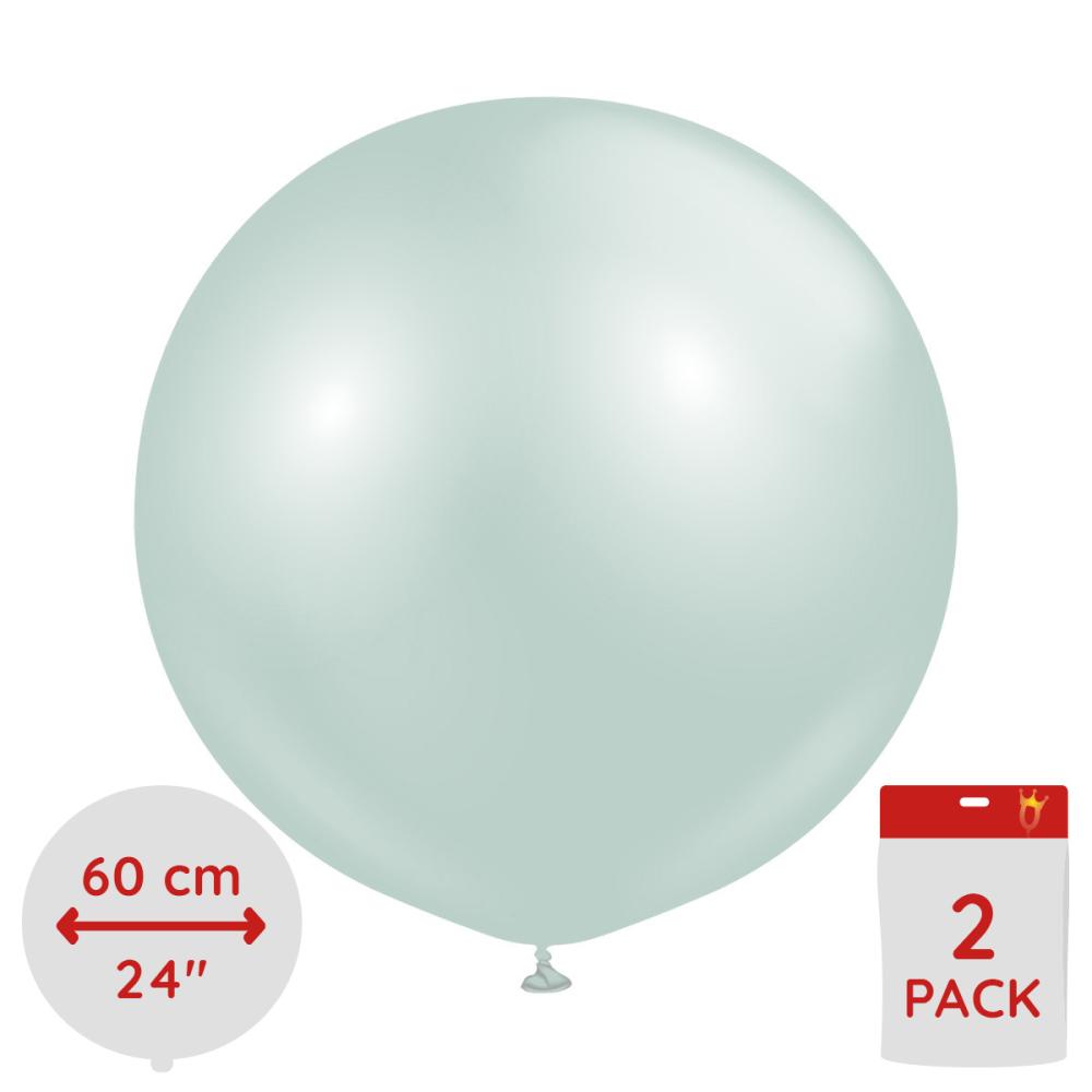 Latexballoons - Aura Ice Mint 60 cm - 2-pack