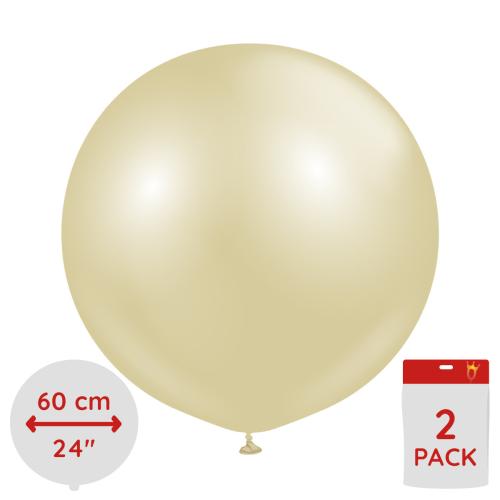 Latexballoons - Aura Antique Gold 60 cm -2-pack
