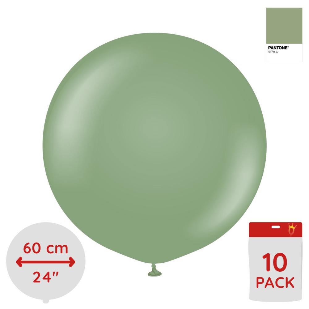 Latexballoons - Eucalyptus 60 cm 10-pack