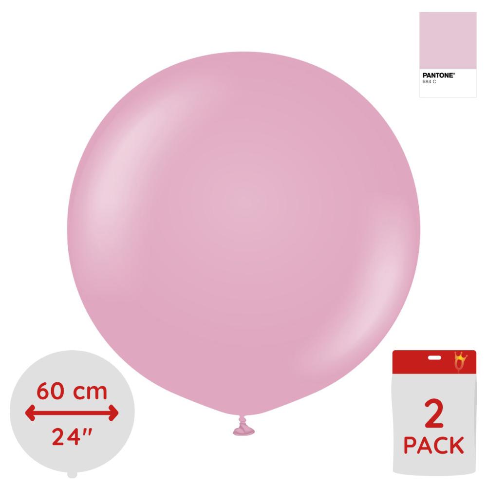 Latexballoons - Dusty Rose 60 cm 2-pack