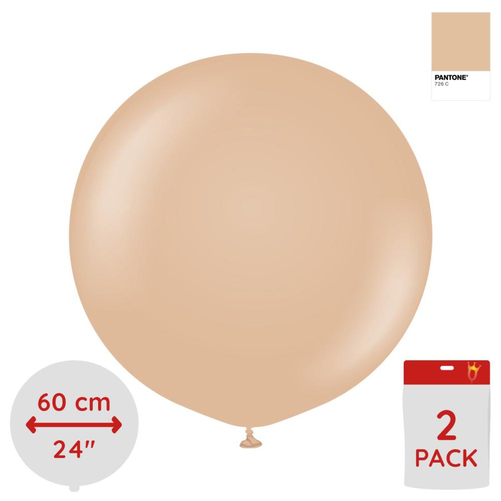 Latexballoons - Desert Sand 60 cm 2-pack