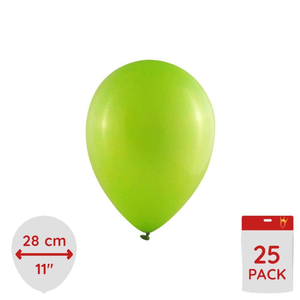 Latexballonger - Neon Gröna 25-pack