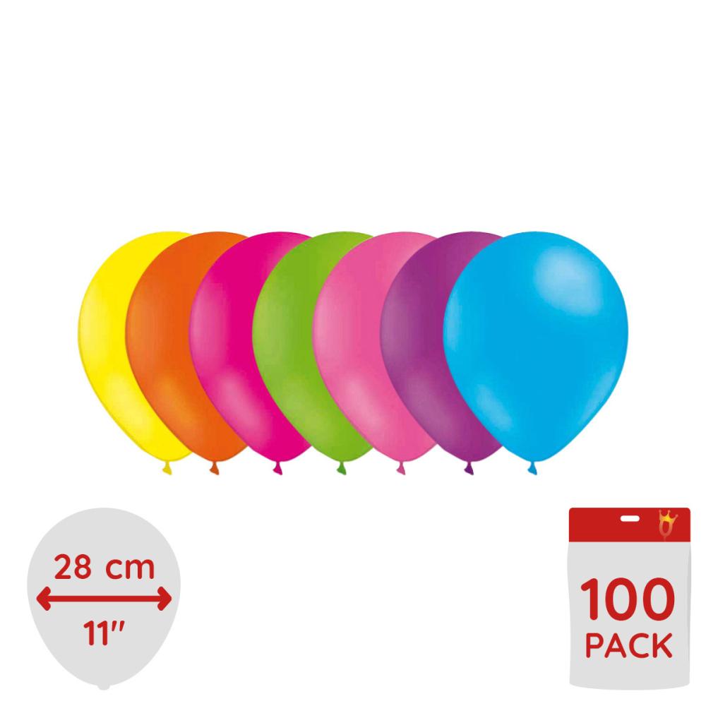 Latexballonger - Påskmix - Glada vårfärger 100-pack