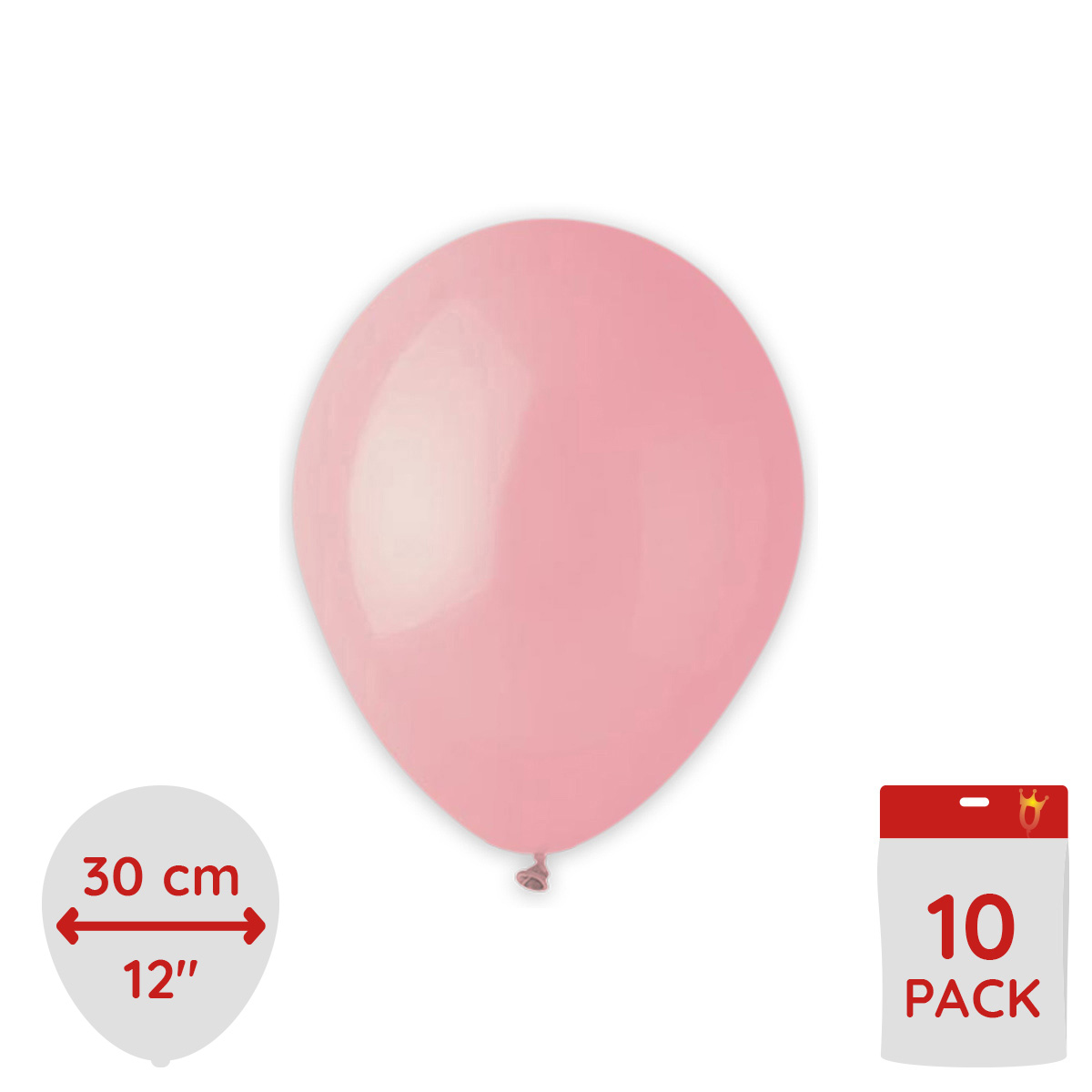 Latexballonger - Baby Pink 10-pack
