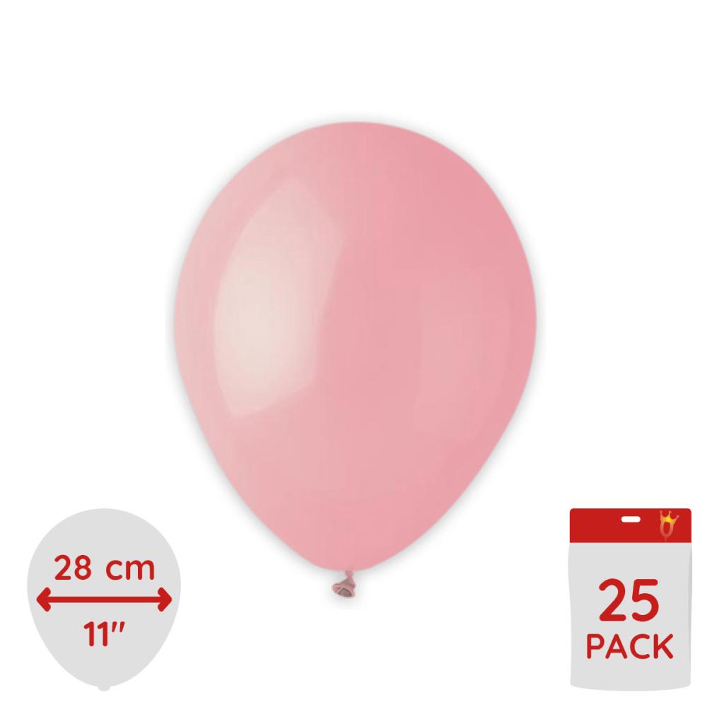 Latexballonger - Baby Pink 25-pack