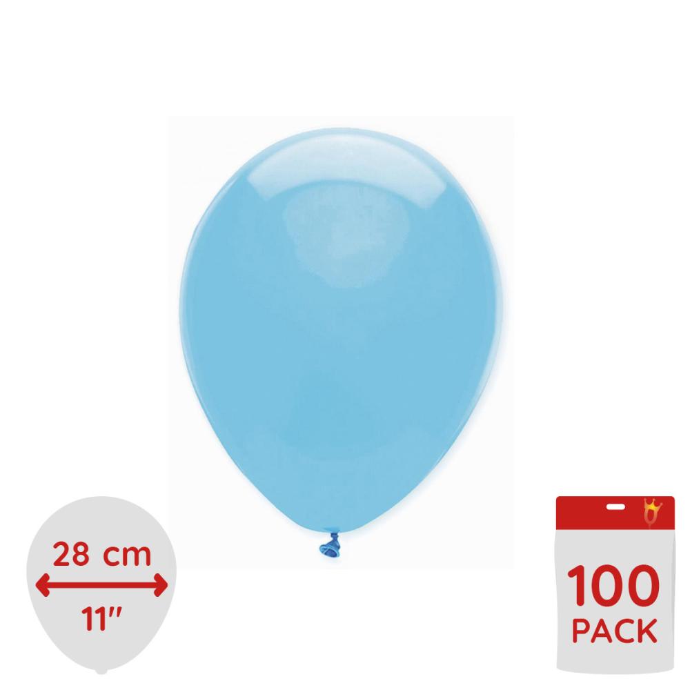 Latexballonger - Baby Blue 100-pack