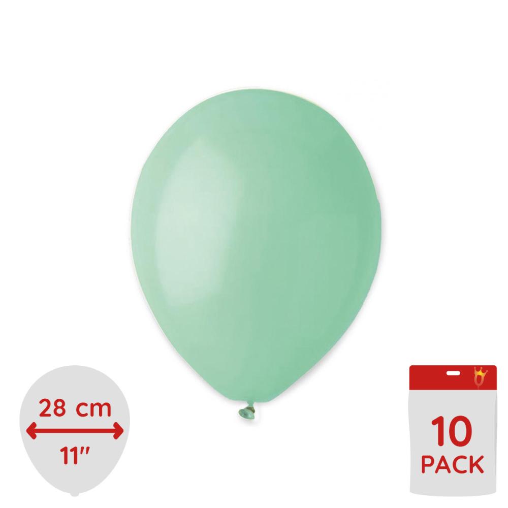Latexballonger - Mint Green 10-pack