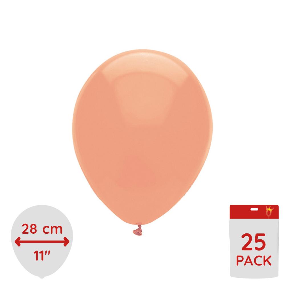 Latexballonger - Peach 25-pack