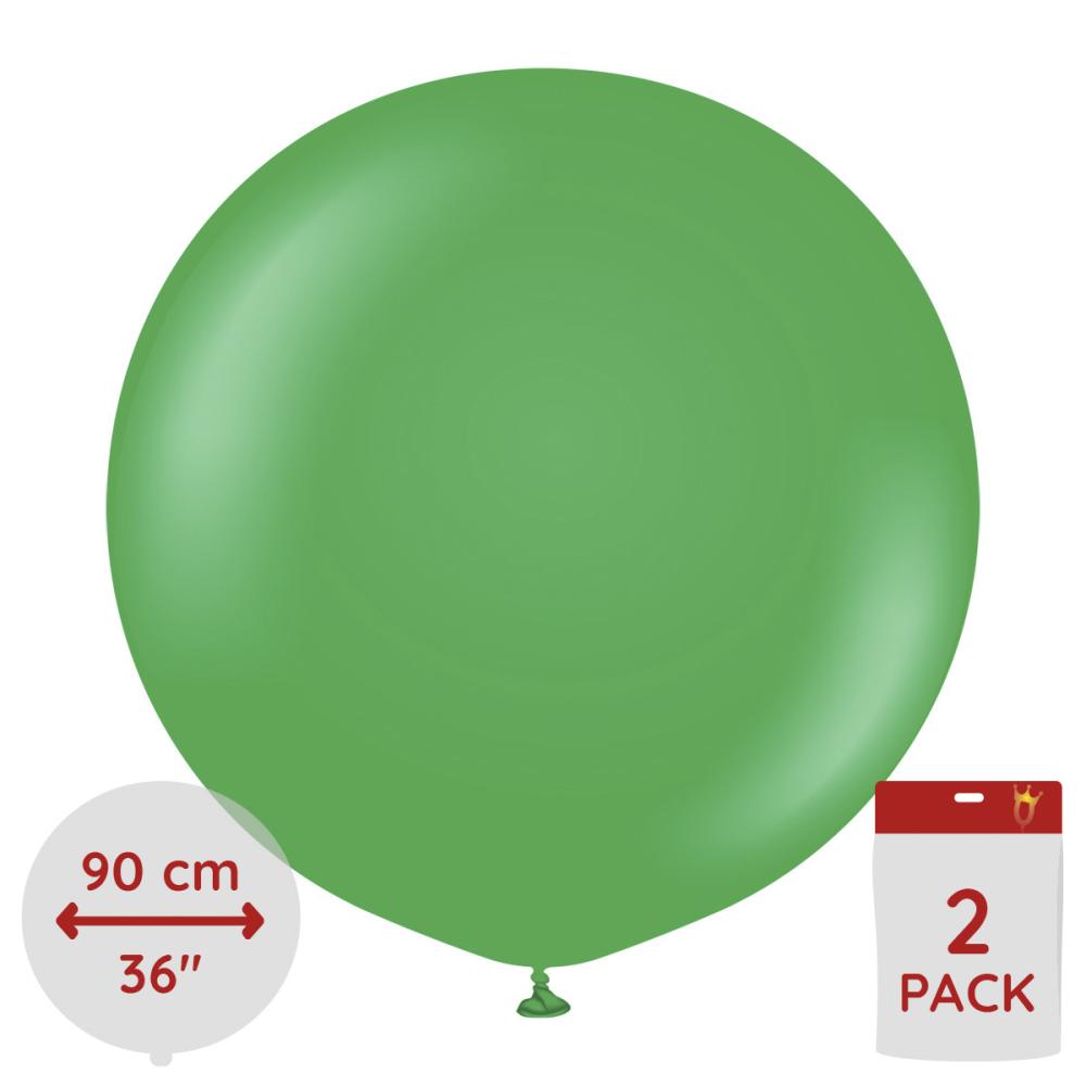 Latexballoons - Green 90 cm 2-pack