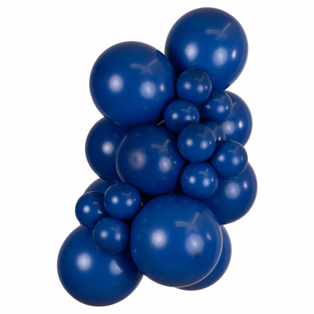 Latexballoons - Dark Blue 90 cm 2-pack