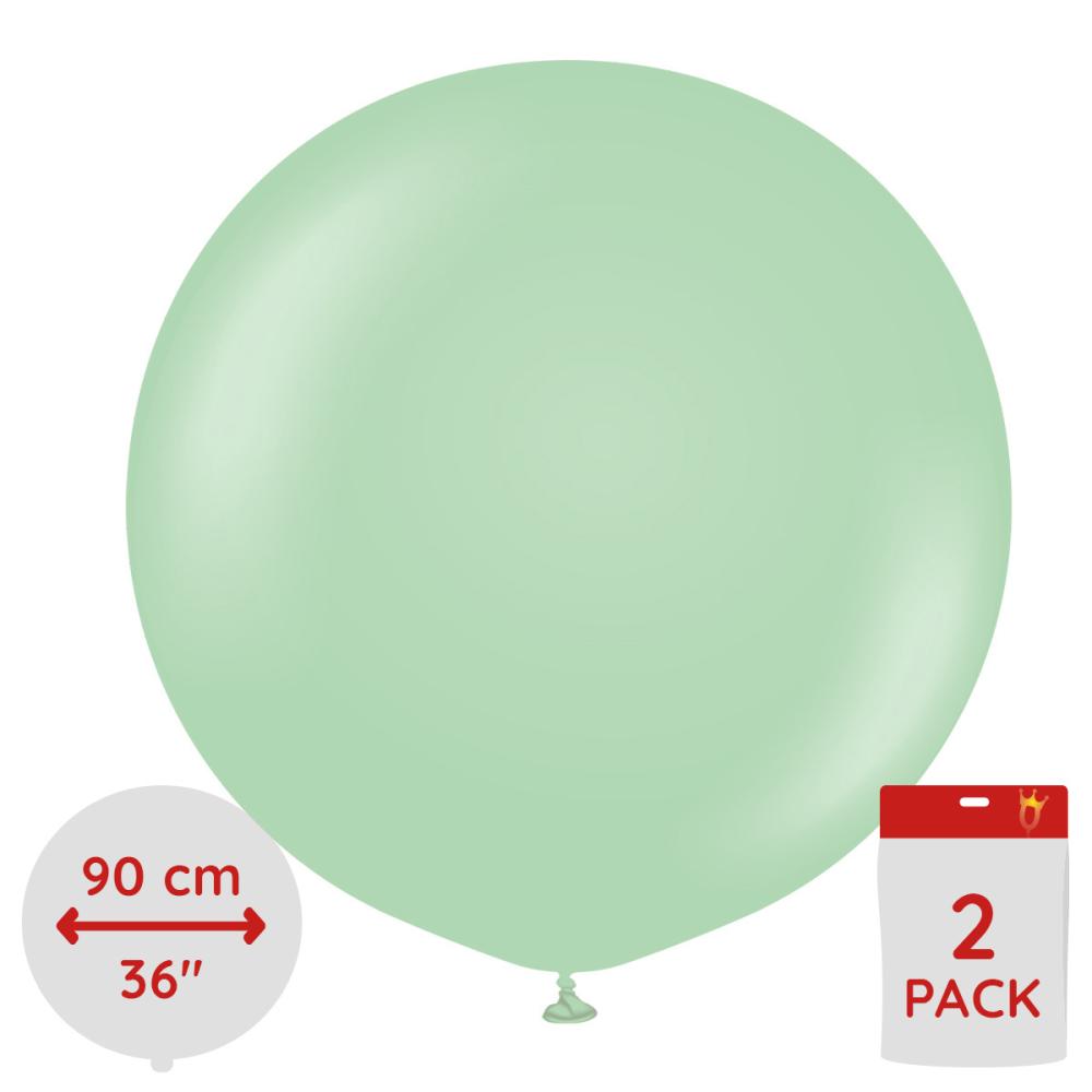Latexballoons - Macaron Green 90 cm 2-pack