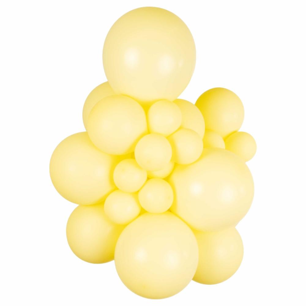 Latexballoons - Macaron Yellow 90 cm 2-pack