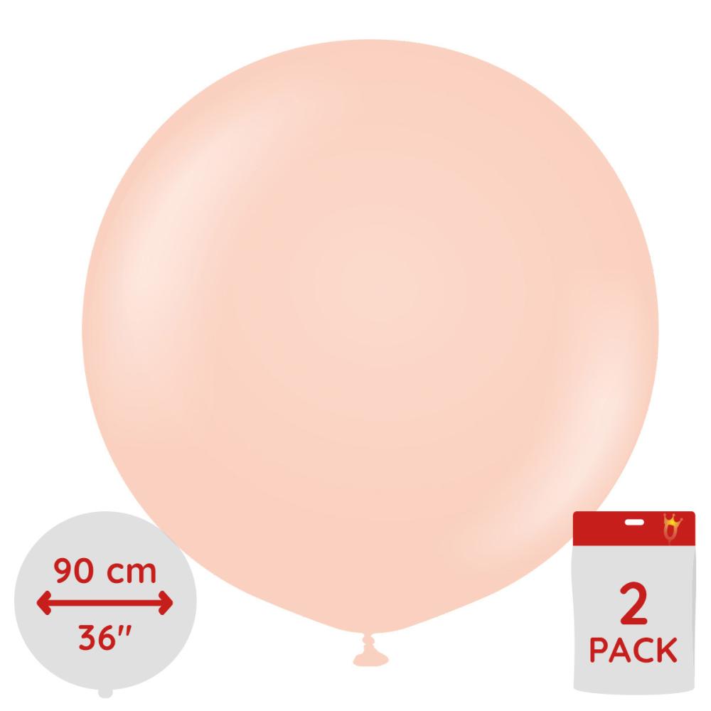 Latexballoons - Macaron Salmon 90 cm 2-pack
