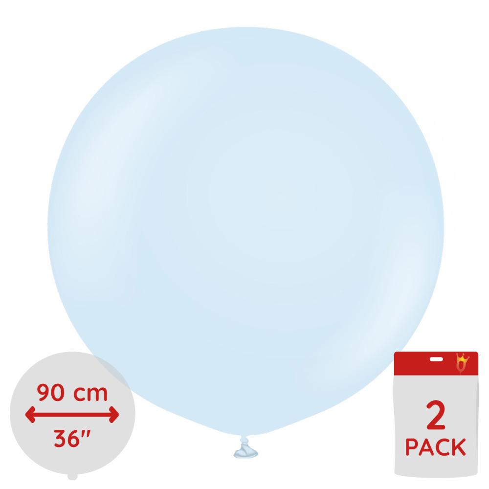 Latexballoons - Macaron Baby Blue 90 cm 2-pack