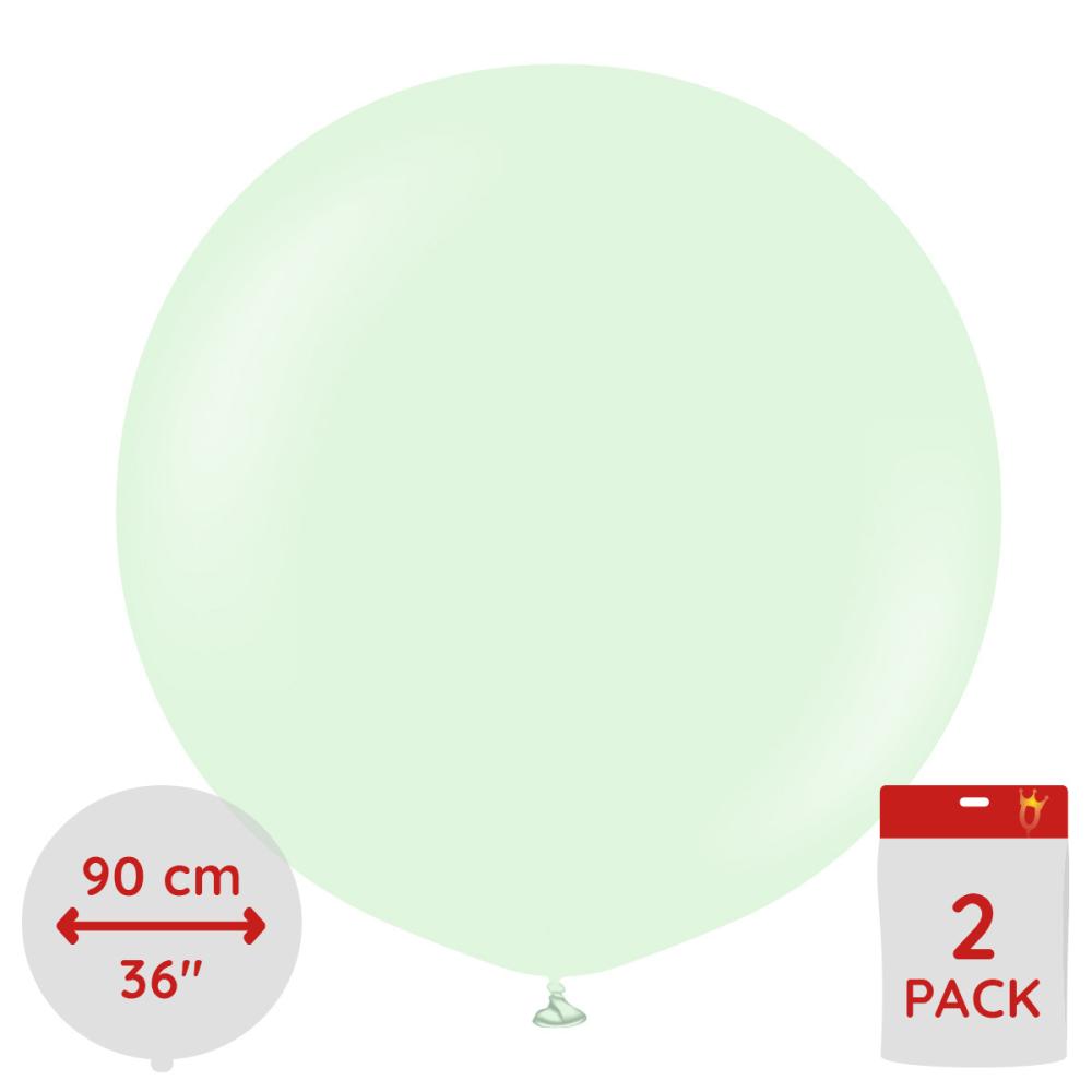 Latexballoons - Pale Green 90 cm 2-pack