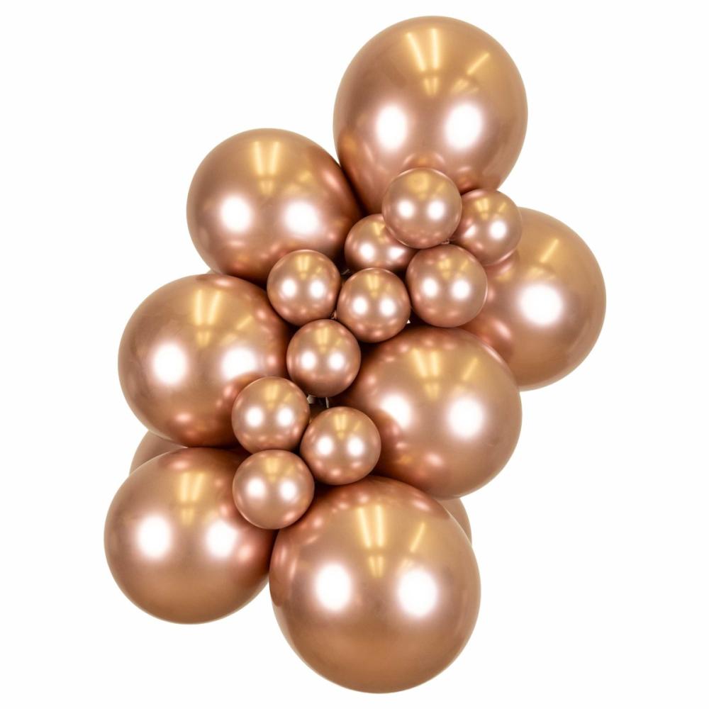 Latexballoons - Rose Gold Chrome 90 cm 2-pack