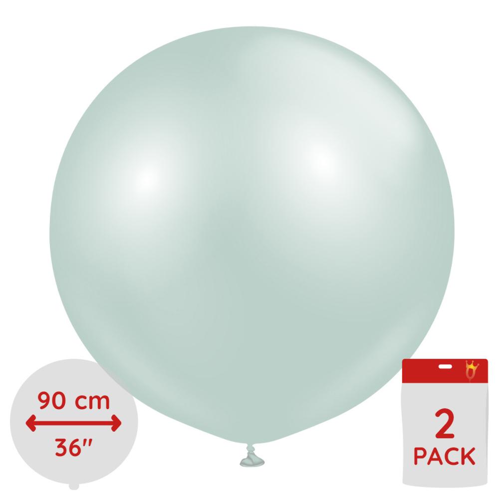 Latexballoons - Aura Ice Mint 90 cm - 2-pack