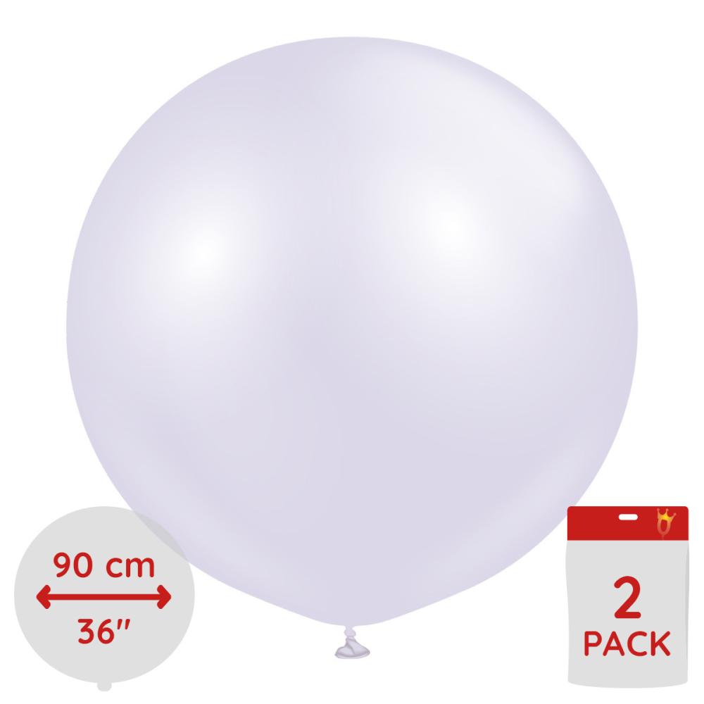Latexballoons - Aura Lavender Fog 90 cm - 2-pack