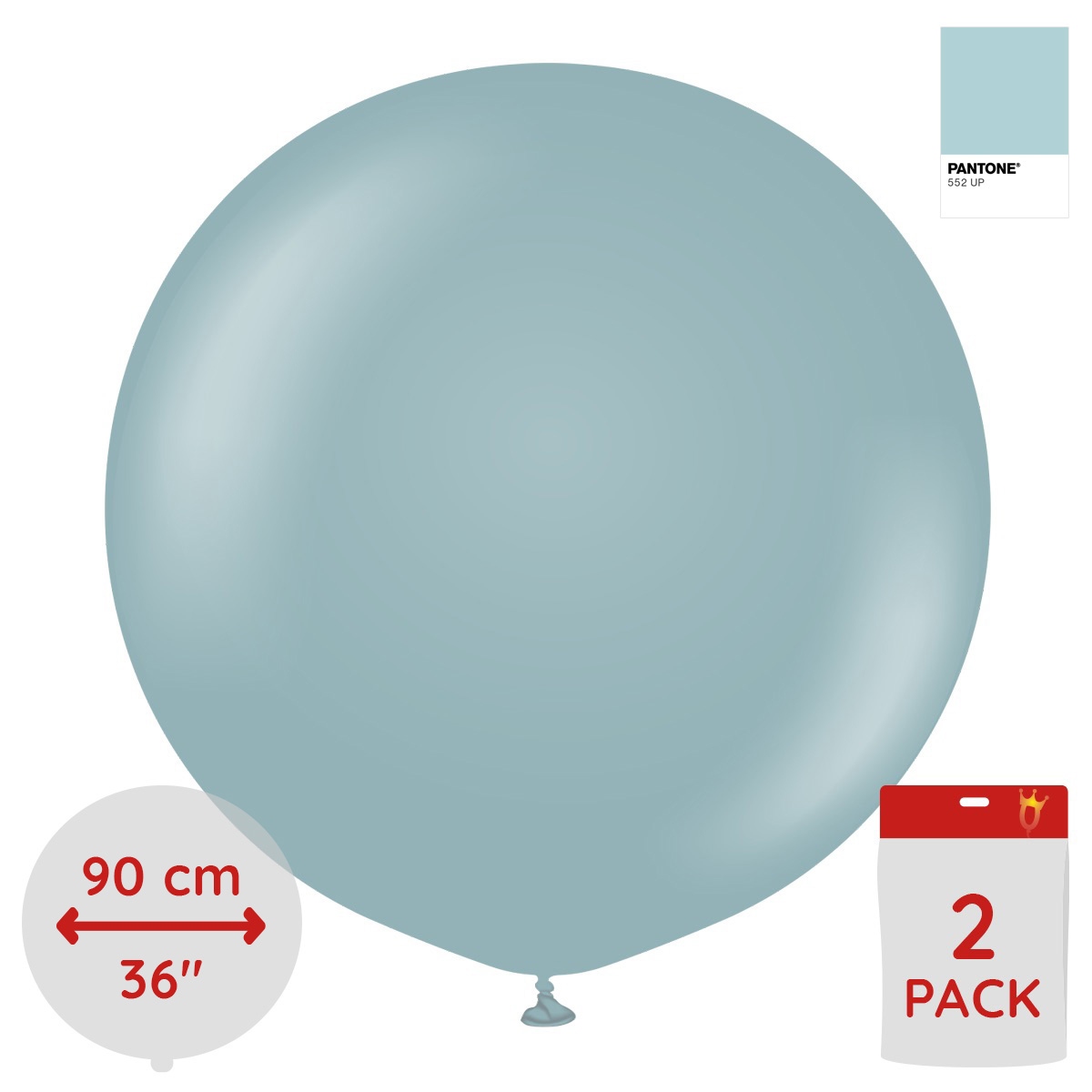 Latexballoons - Storm 90 cm 2-pack