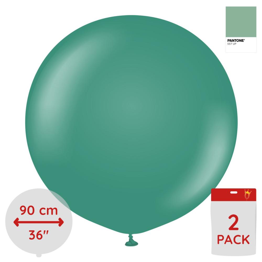 Latexballoons - Sage 90 cm 2-pack